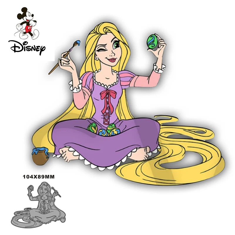 2022 новый металлический пресс-формы Disney Rapunzel Lepe используется для процесса резки бумаги и печати визитных карточек, с