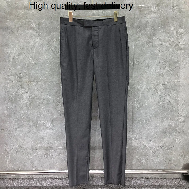 

Men's TB THOM Cozy Hidden Expandable Waist Dress Pants Premium Stretch Texture Weave Trousers Work to Weekend Suit Pants