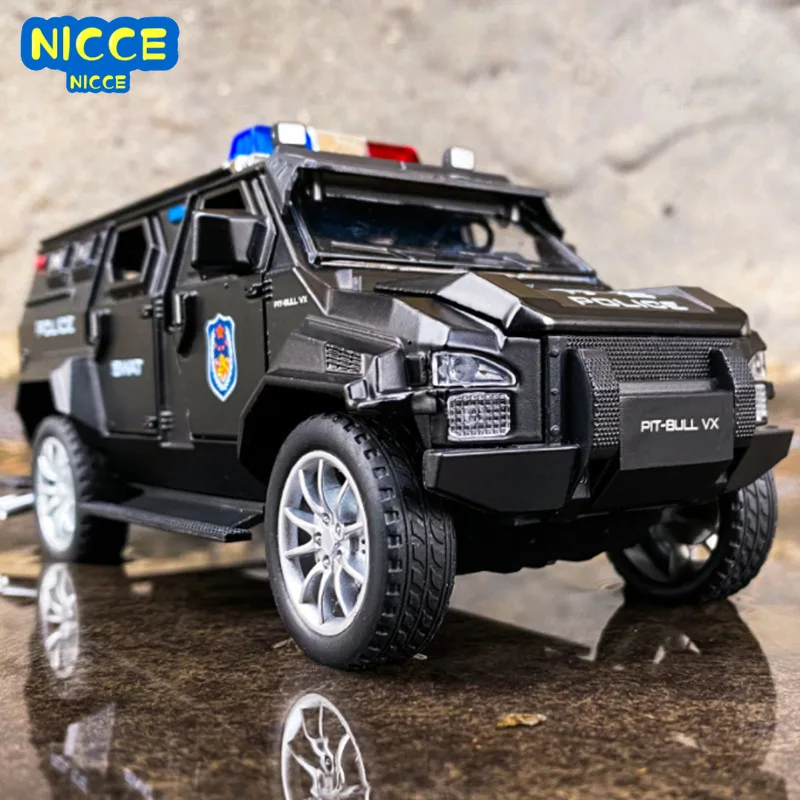 

Nicce 1:24 Jeeps Alloy American Armored Car Model Diecast Toy Off-road Vehicles Model Metal Police Explosion Proof Car Kids Gift