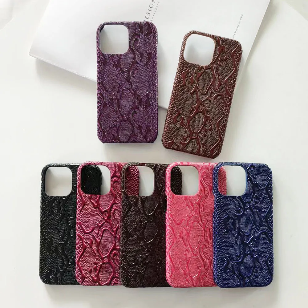 

Fashion Luxury Advanced Stereo Leather Full Package Anti-slip Heat Dissipation PC Protective Phone Case for iPhone 14 13 12 11