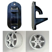 10pcs universal car tire wheel rim holder wall mounted hanging hook hanging display plastic anti rust durable bracket