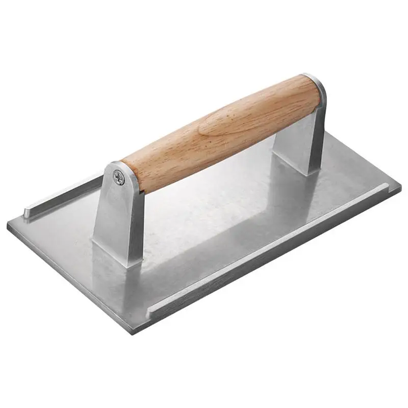 Пресс для гриля чугунный пресс мяса сверхмощный антипригарный с деревянной