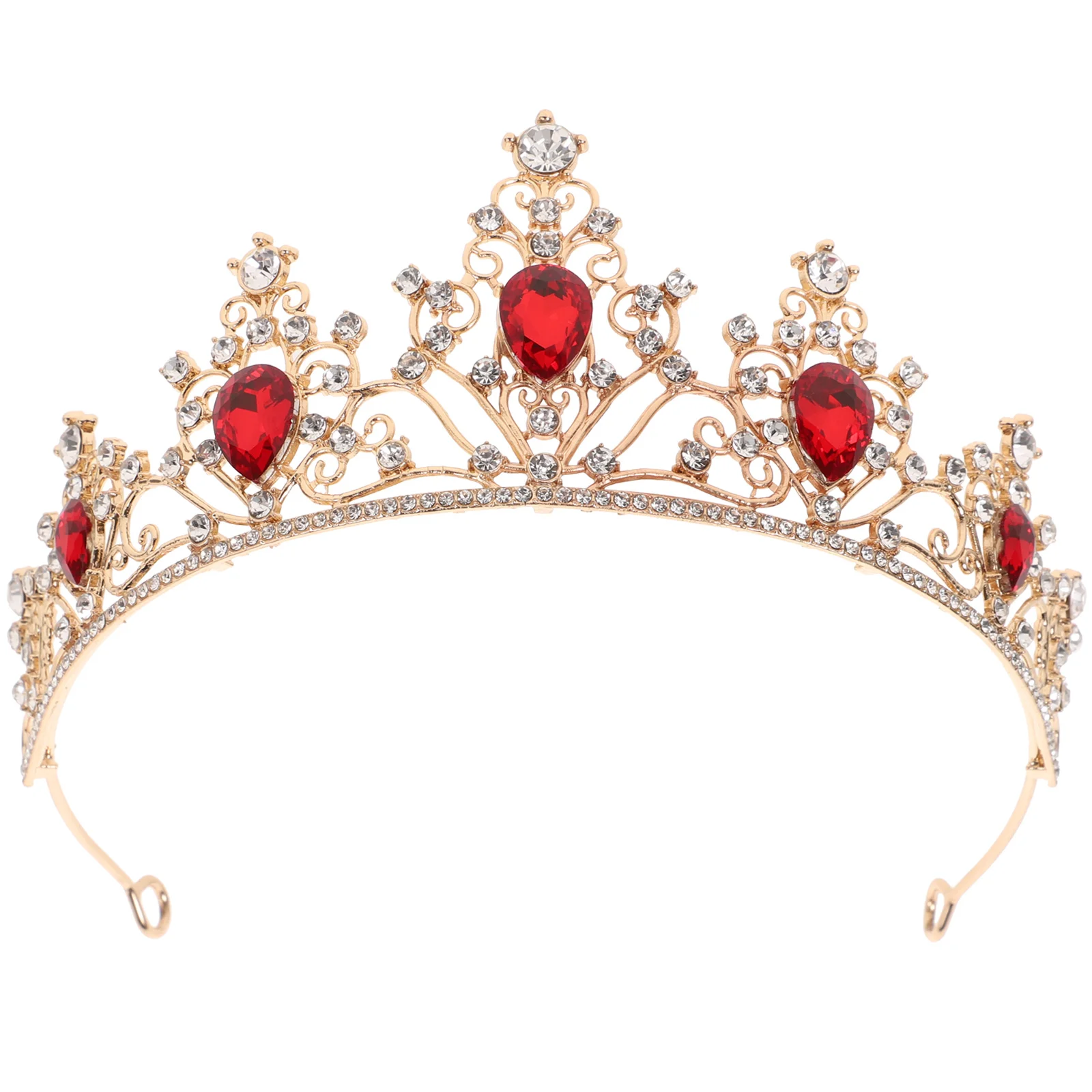 

Bridal Tiaras and Crowns for Women for Bride Wedding Crystal Rhinestone Baroque Wedding Crowns Gemstone