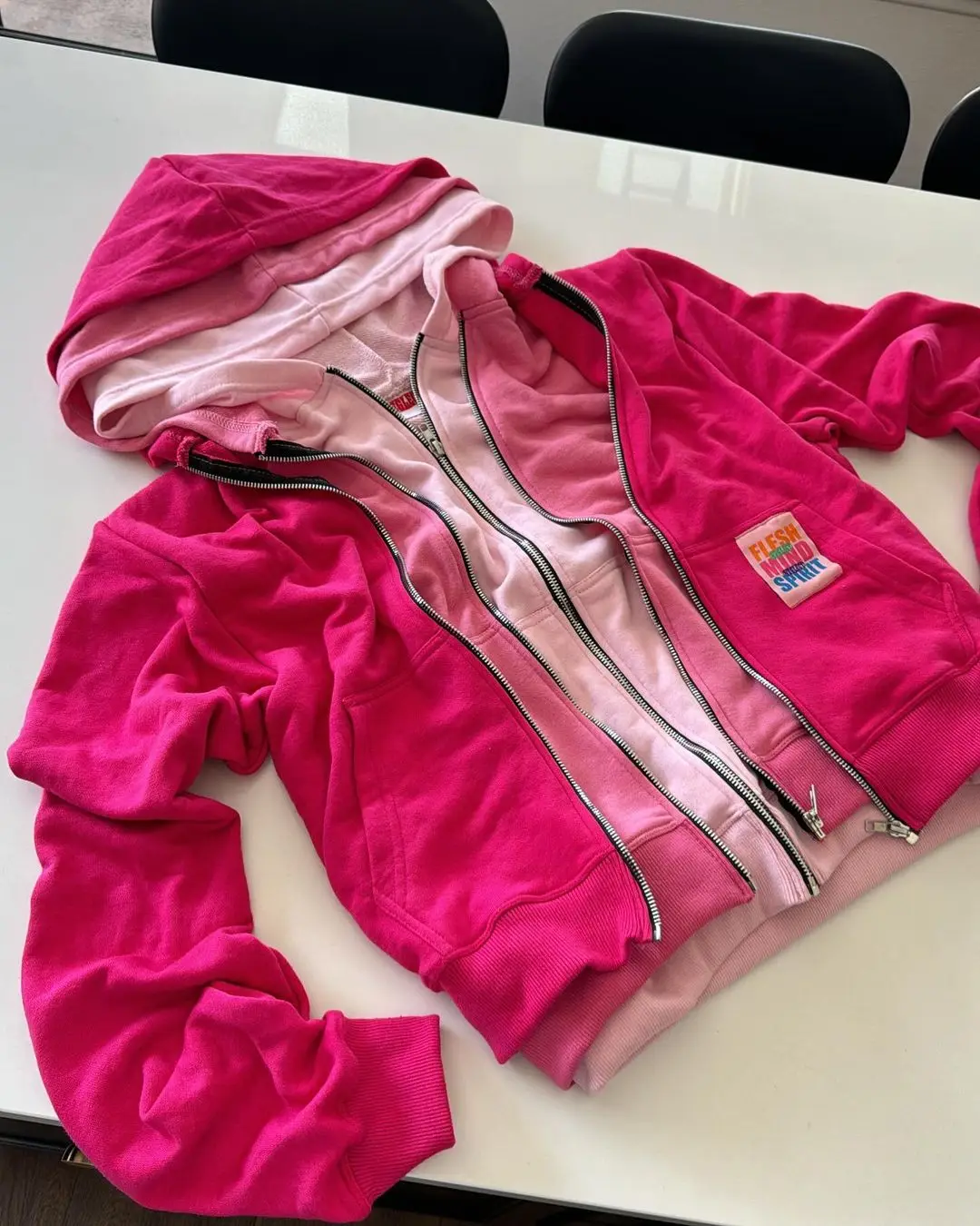 Худи в стиле хип-хоп готика новинка толстовка на молнии несколько слоев одежда Y2k