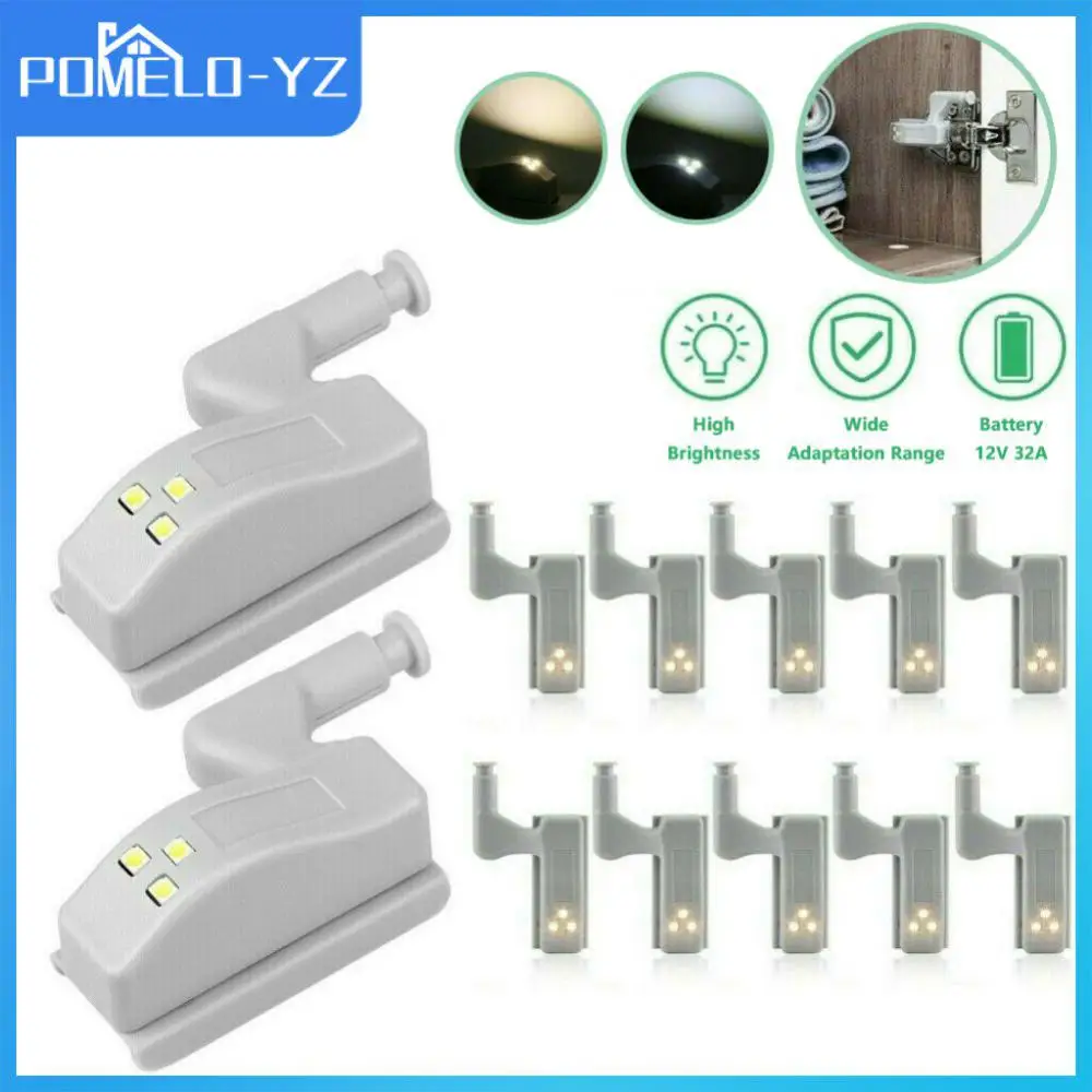 

10 шт., универсальные светодиодные петли для шкафа