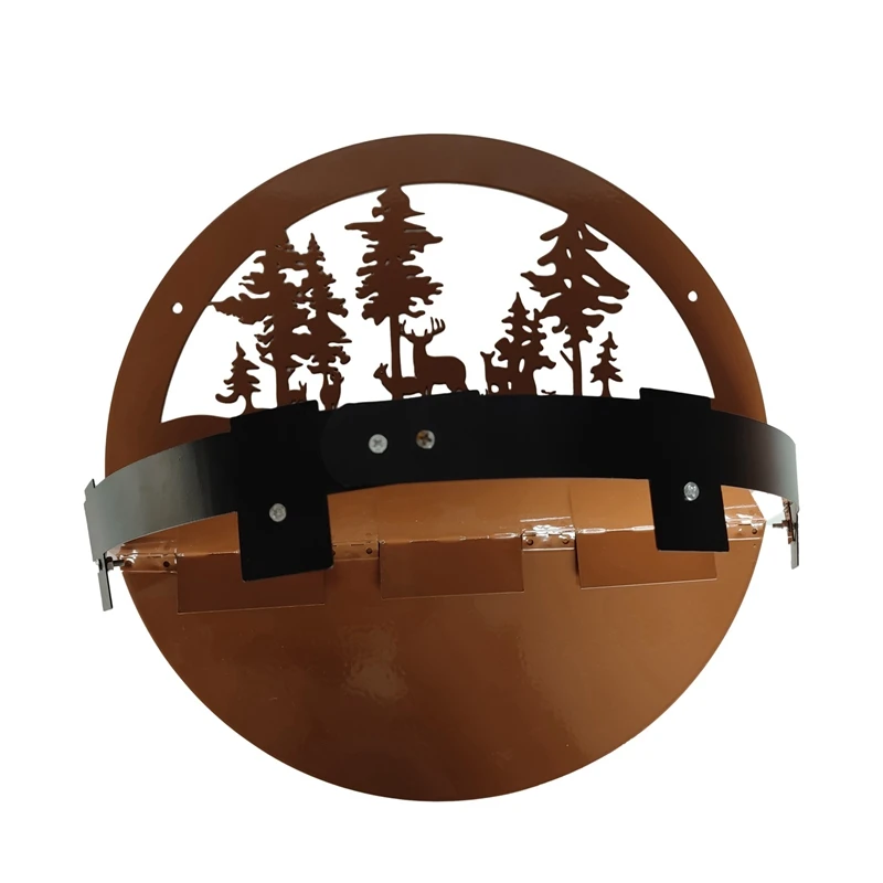 

ABSF Metal Wine Rack Ornaments Home Wall Hanging Rack Items Creative Storage Countertop Pendant Decorations