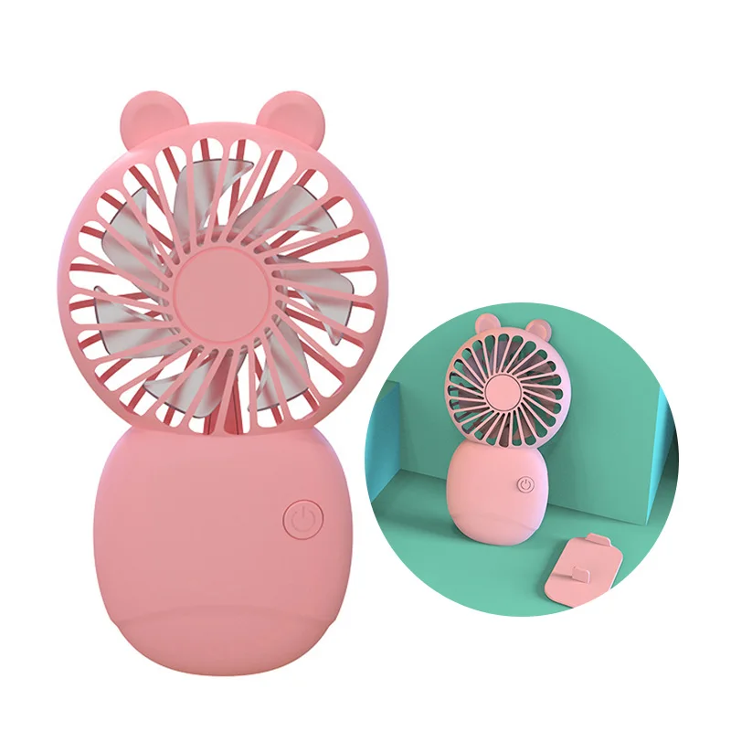 

Портативный карманный мини-вентилятор с зарядкой от USB, бесшумный портативный трехскоростной Настольный вентилятор с подставкой, охлаждаю...