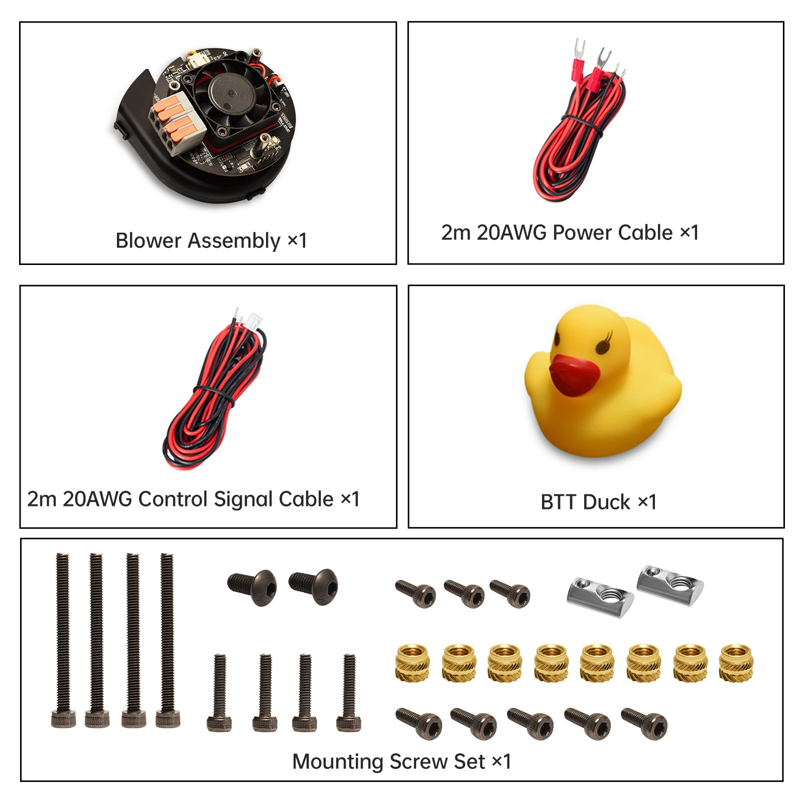 

BIGTREETECH Eco Turbo Kit 24 В Бесщеточный центробежный воздуходувка WS7040 Обновление для Voron2.4 VzBoT HevORT VS Универсальный турбокомплект