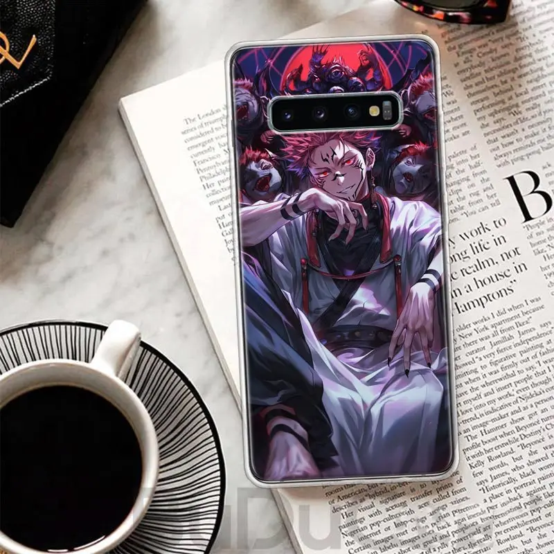 Фото Чехол Kaisen J-Jujutsu Ryomen Sukuna для Samsung Galaxy S8 S9 Plus S10 Lite Note 8 9 10 Pro 20 Ultra S7 Edge M11 M21 M32 M51 Pri №2