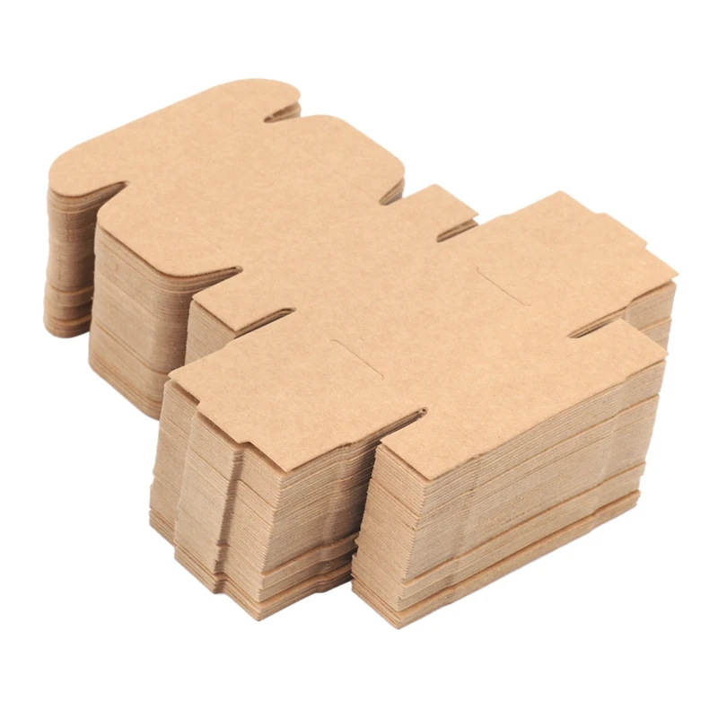 

100Pcs Kraft Paper Box Nice Kraft Box Packaging Box Small Size