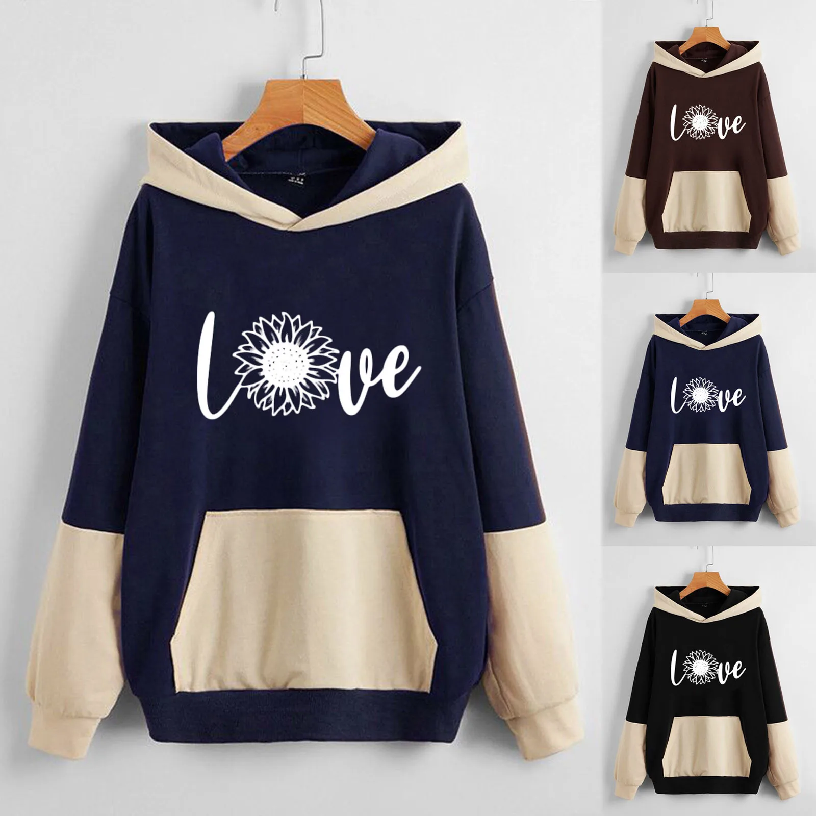 

Pocket Sleeve Athletic Hoodies for Women Women Casual Sweashirt Lightweight Long Sleeve Shirt over Size Hoodies for Women