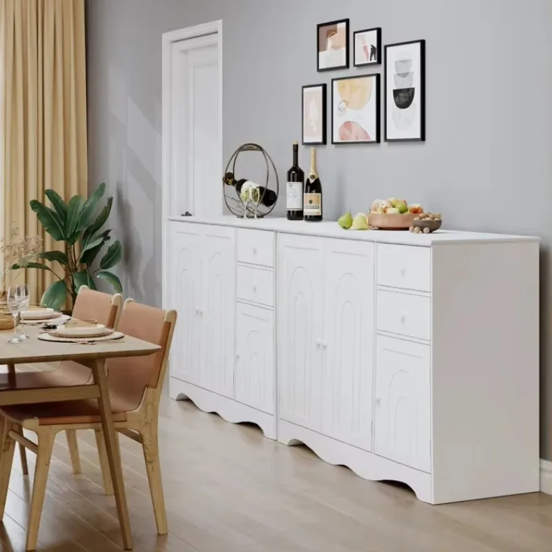 Фото Luxus Vintage Moderne Wohnzimmer Válbel Weißes Hölzernes Buffet Seitentisch Mini Eckzimmer Kaffee Wein Bar Schrank Für Zuhause №2