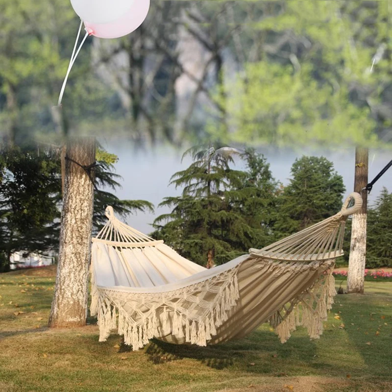 Backyard Swing Chair Hammocks Outdoor Survival Garden Travel Hammocks Canopies Parasols Swing Amacas Colgantes Terrace Furniture