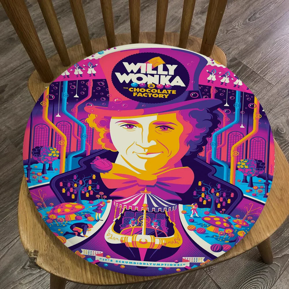 W-Wonka Новый Фильм Искусственный Стул Квадратная Подушка 40x40 См Удобный Дышащий