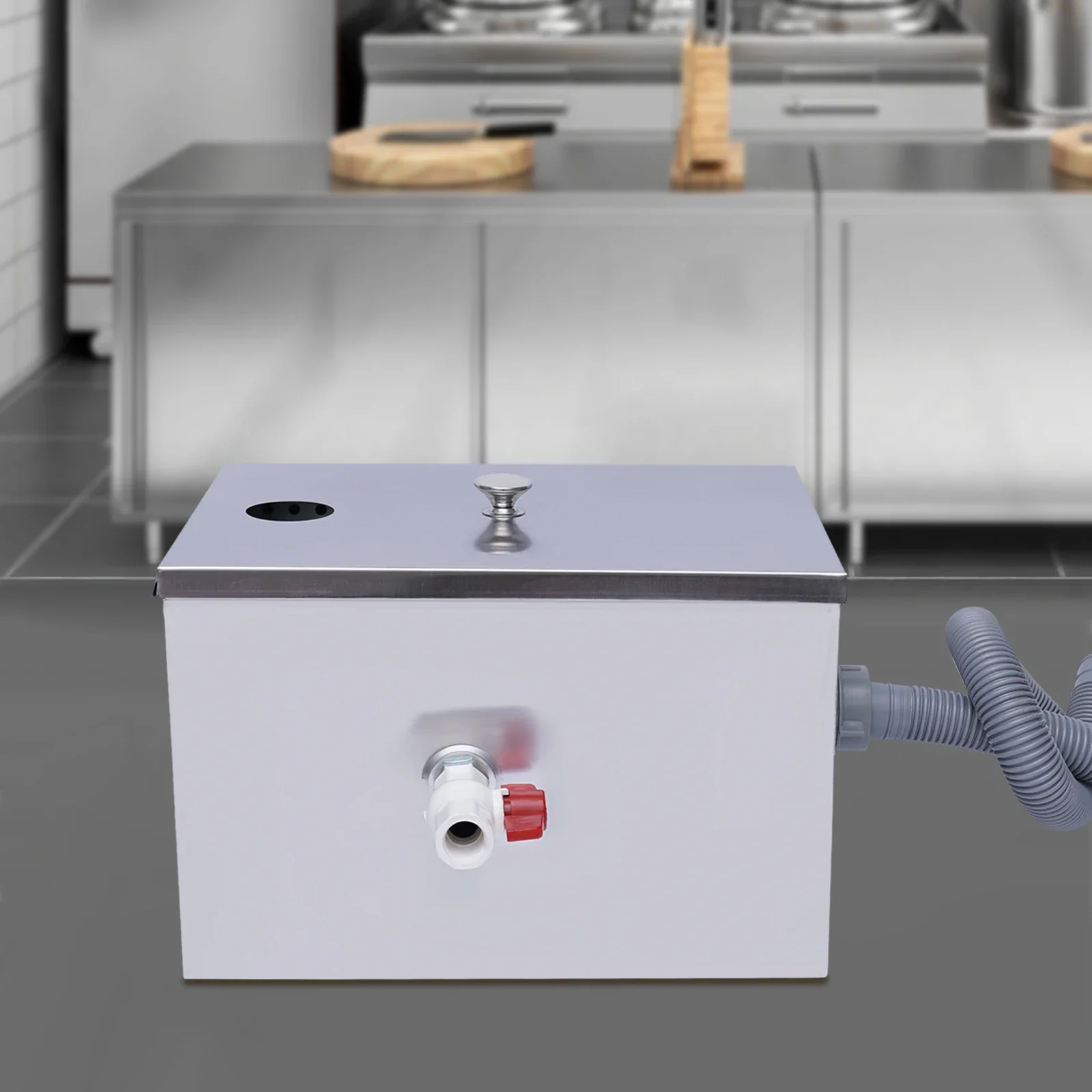 Перехватчик смазочной ловушки кухонный разделитель из нержавеющей стали для