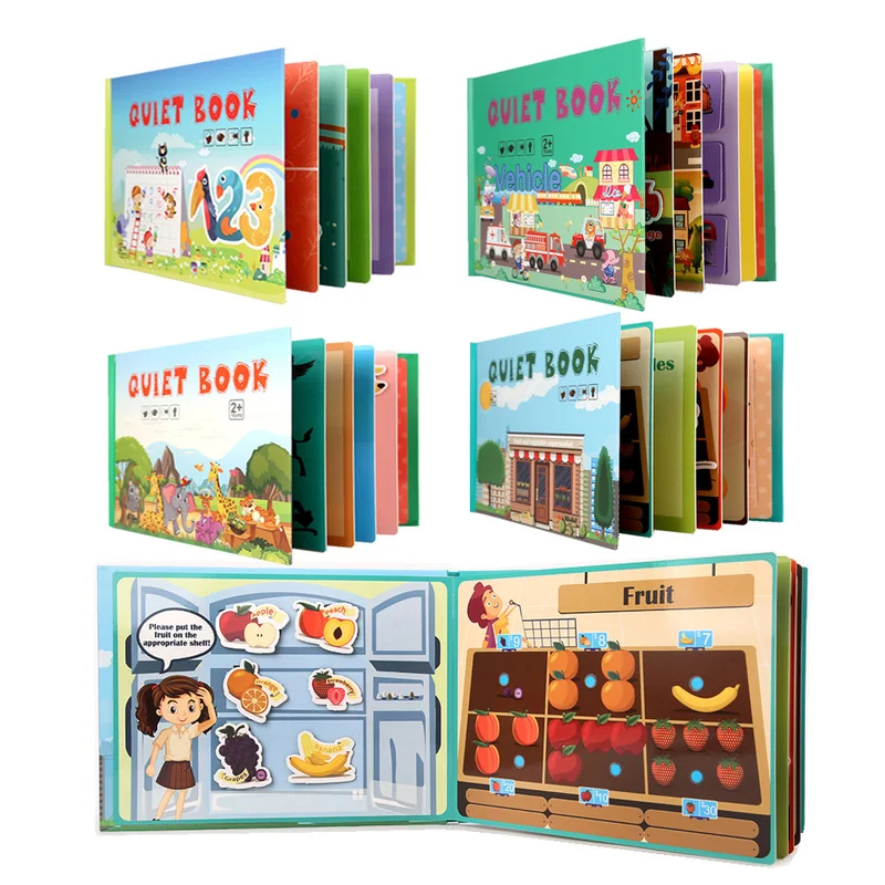 

My First Busy Book Montessori Toys Baby Educational Quiet Book Activity Busy Board Learning Toys For Kids Christmas Gifts