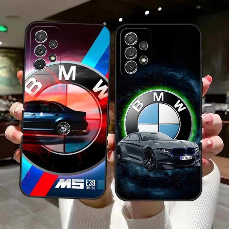 

Luxury BMW Sports Drift Car Phone Case Luxury Design For Samsung Galaxy S23 S21 S10 S30 S20 S22 S8 S9 Pro Plus Ultra Fe Covers