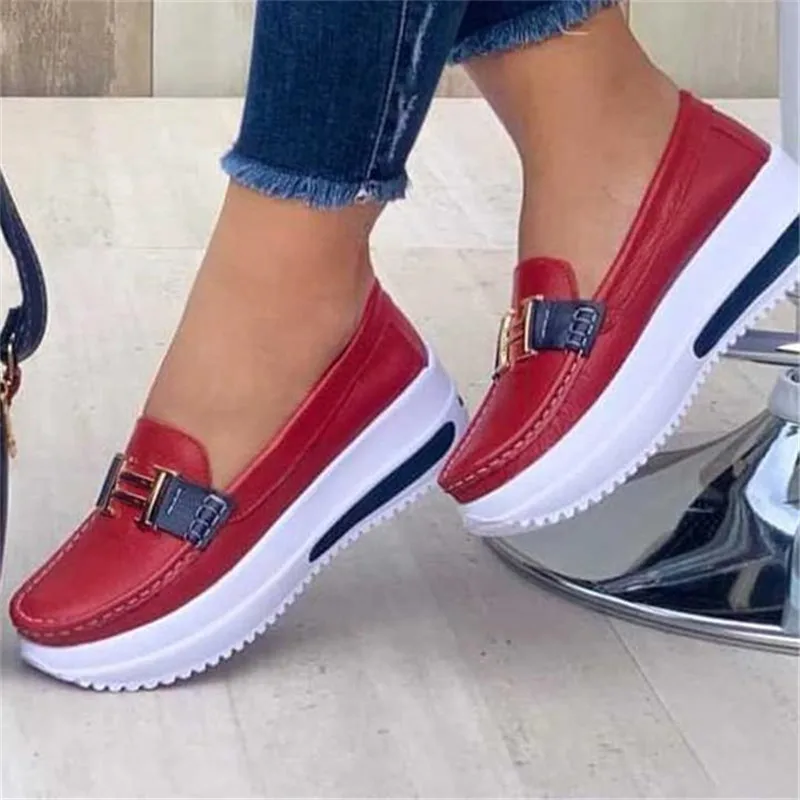 

2021 Spring New Platform Comfortable Women's Sneakers Fashion Lace Up Casual Little White Shoes Women Increase Vulcanize Shoes