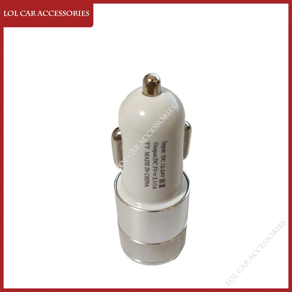 2 port dual usb auto car charger 5v 1a 2 1a usb in car mobile phone charger gps charging car charger free global shipping