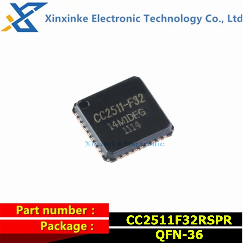 

CC2511F32RSPR QFN-36 2.4GHz Transceiver USB Controller