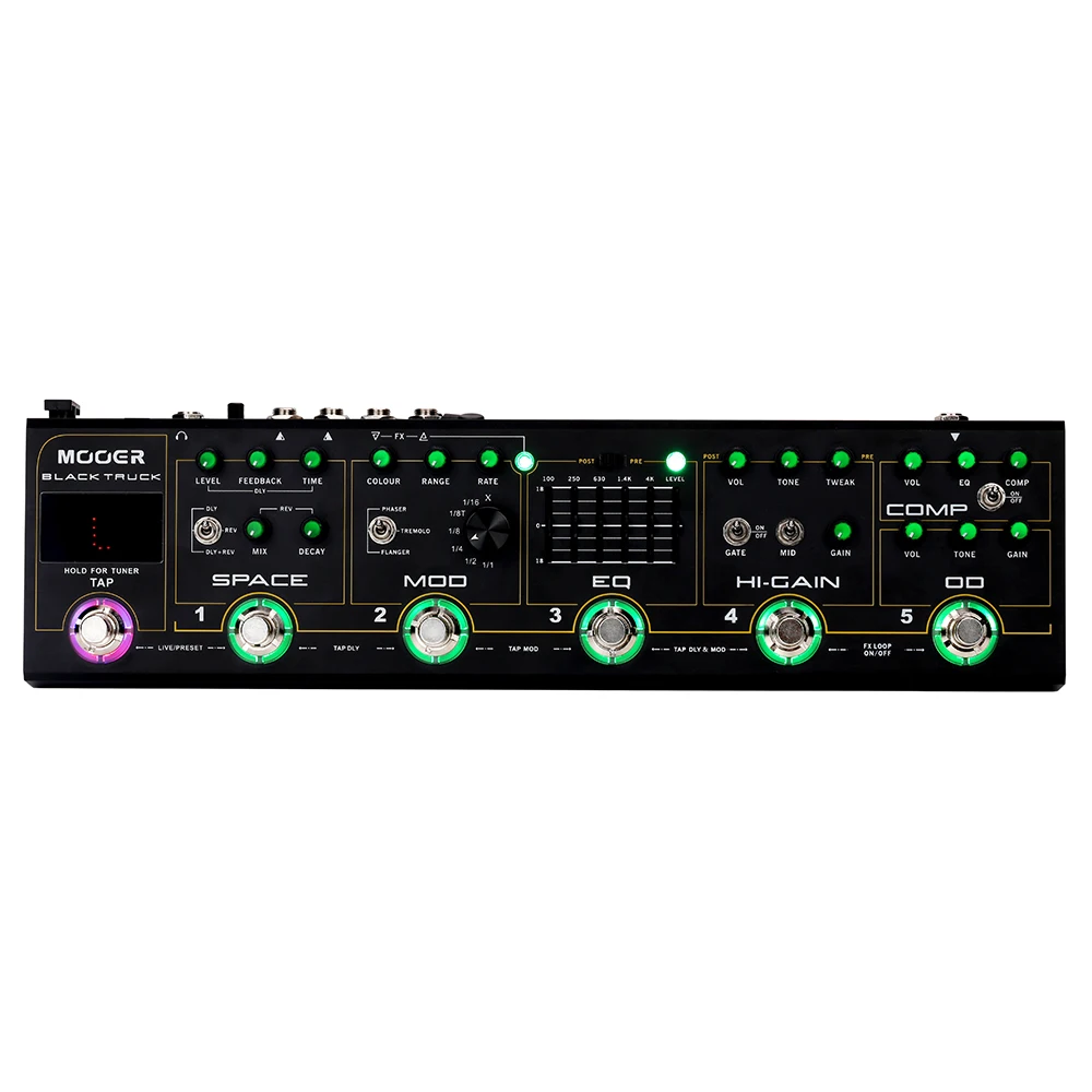 Черный грузовик MOOER CPT2 комбинированные педальные гитары педаль эффектов