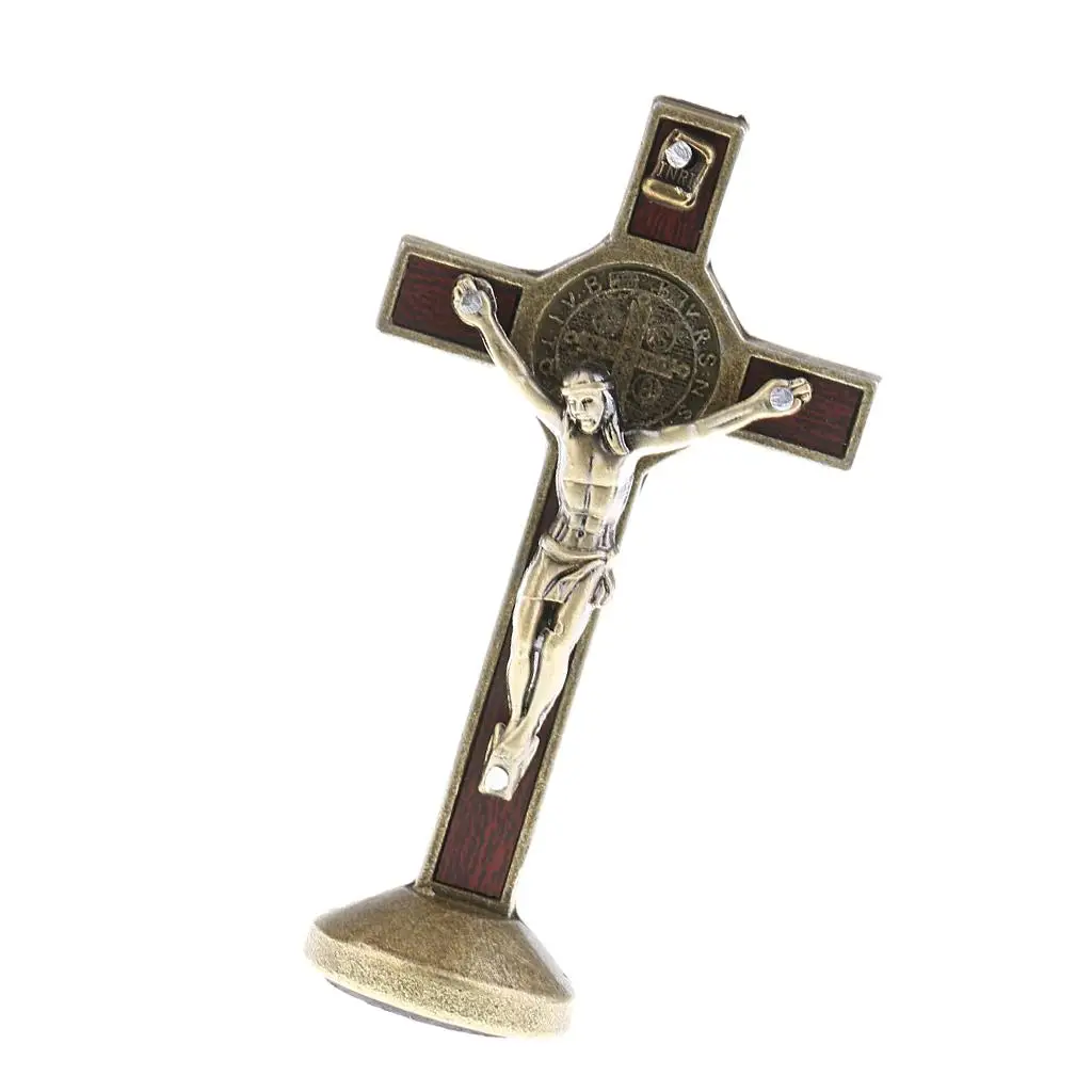 Статуэтка Креста с распятием Иисуса Христа для автомобиля декор домашней