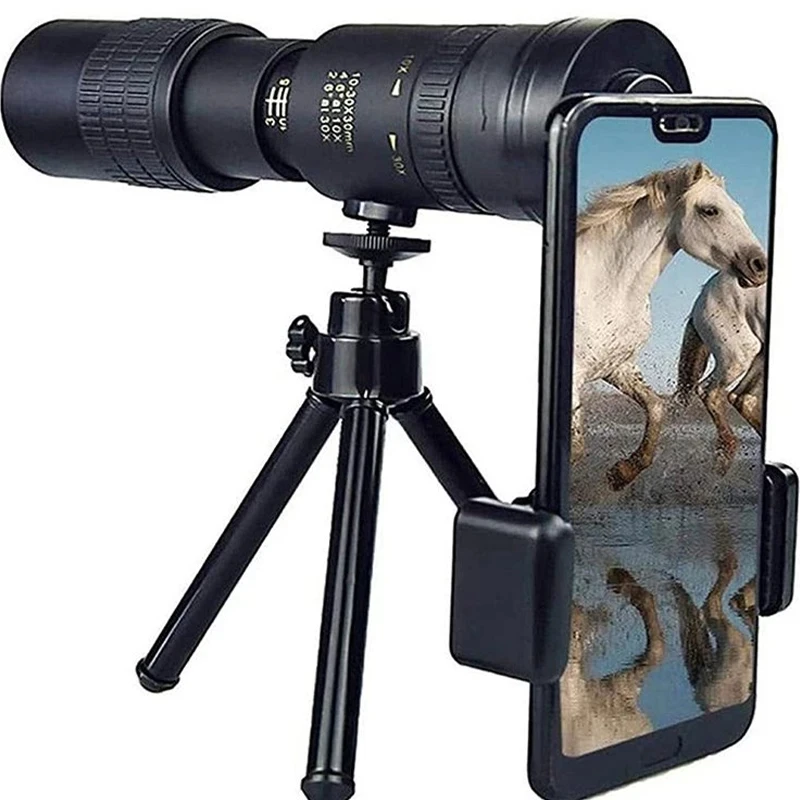 

4K HD Telescopic zoom monocular high-definition telescope 10-300X30 Professional Monocular Telescope Powerful Binoculars Super