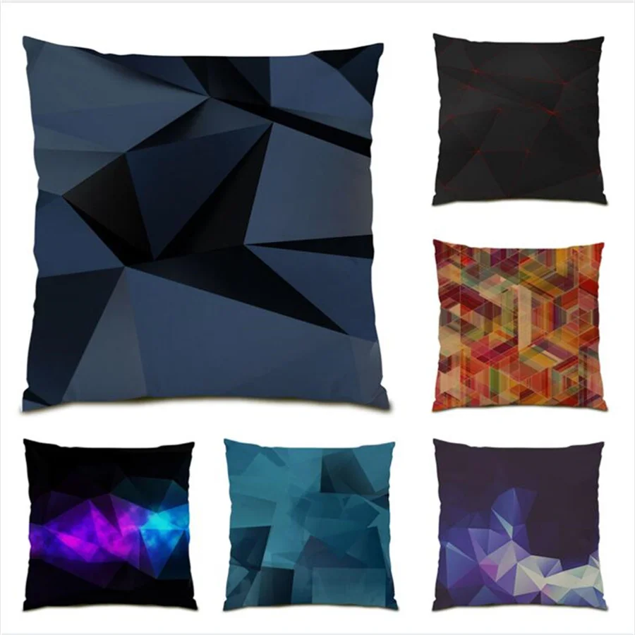 

Durable Home Decor Comfortable Cushion Covers Living Room Decoration Velvet Decorative Pillowcase Abstract Geometry Modern E0112
