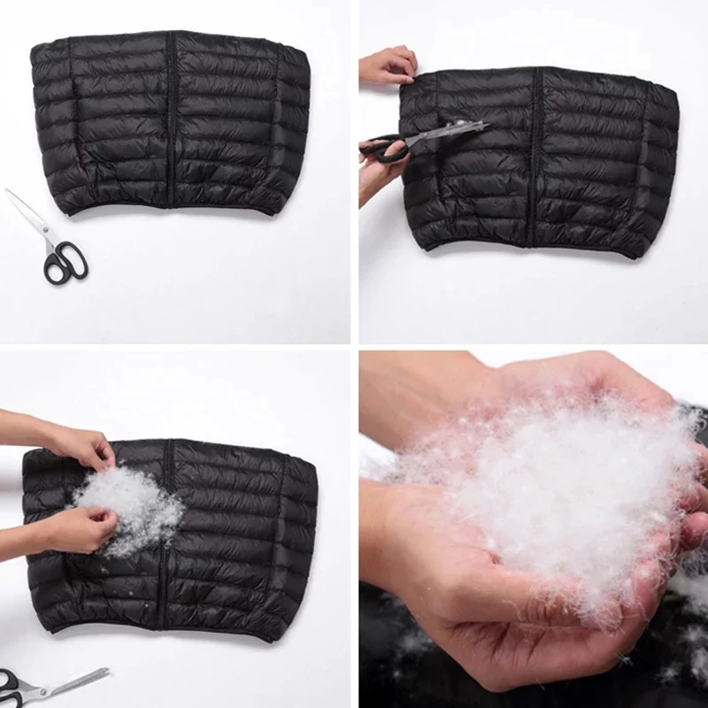 Зимний мужской жилет на утином пуху 2023 пальто Сверхлегкий пуховой без рукавов