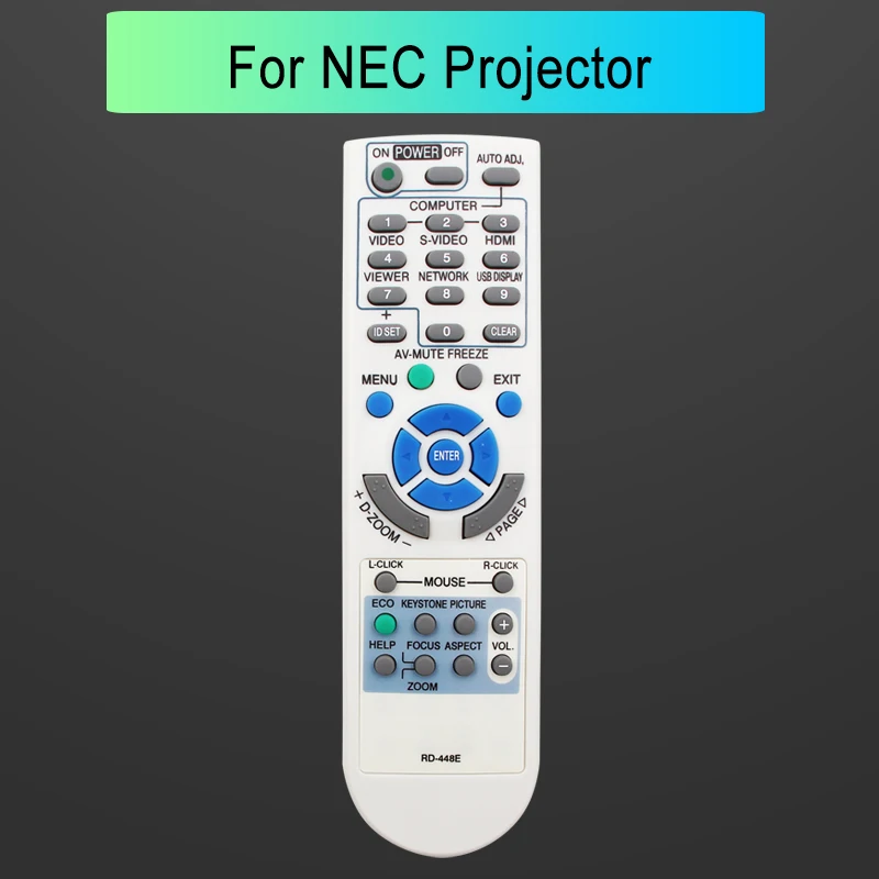 Mingfulai для NEC RD-448E проектор с дистанционным управлением Universal NP410 + 410W 500 1200 Φ M260X M300W M300X P350W P350X