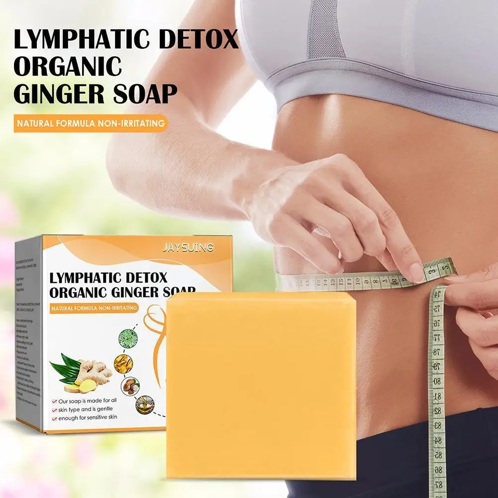 

Natural Lymphatic Detox Ginger Soap Slimming Ginger Soap Ginger Soap For All Skin Types Bath Soap Essential Oil Bath Soap Q7E9
