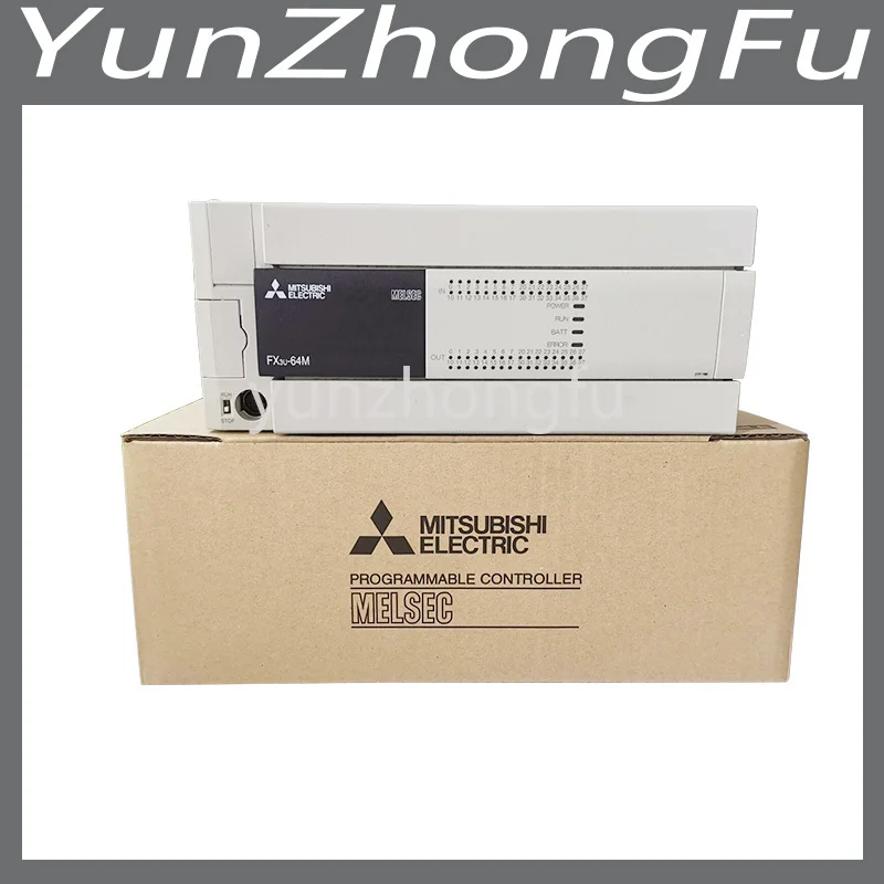

FX3U-32M-DSS PLC FX3U-16MR 32M 48/48MT 64M 80MT 128MR/MT-ES-A New Genuine
