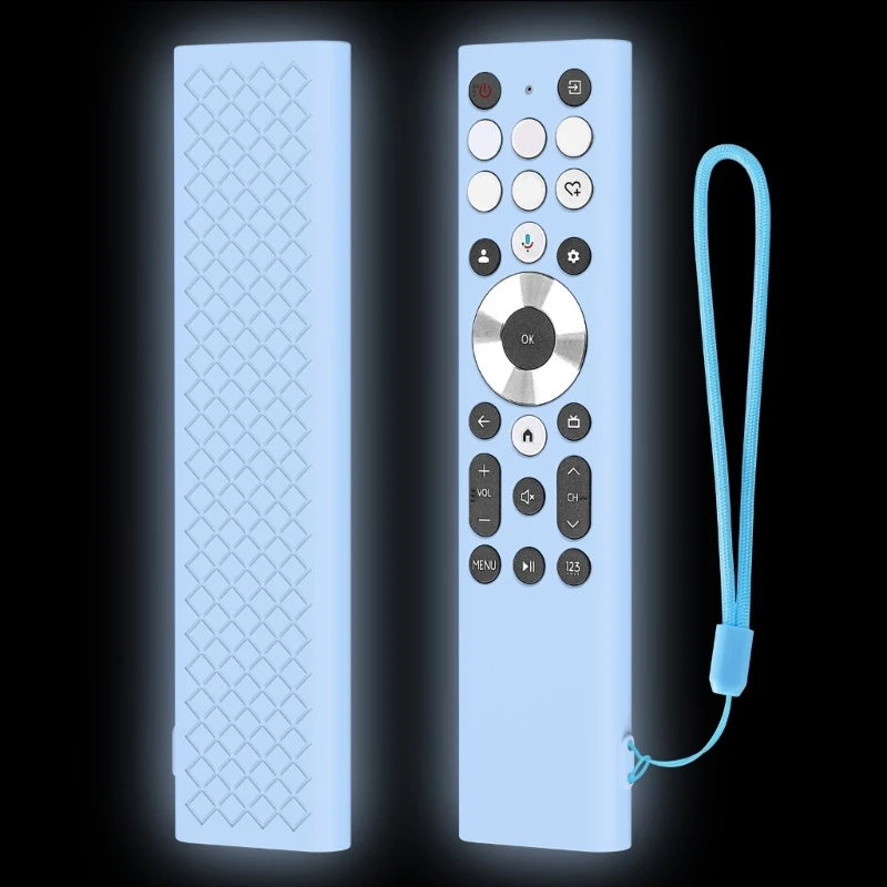 Защитный силиконовый чехол для контроллера Hisense ERF6A80/ERF6G80H/ERF6F80H предотвращает
