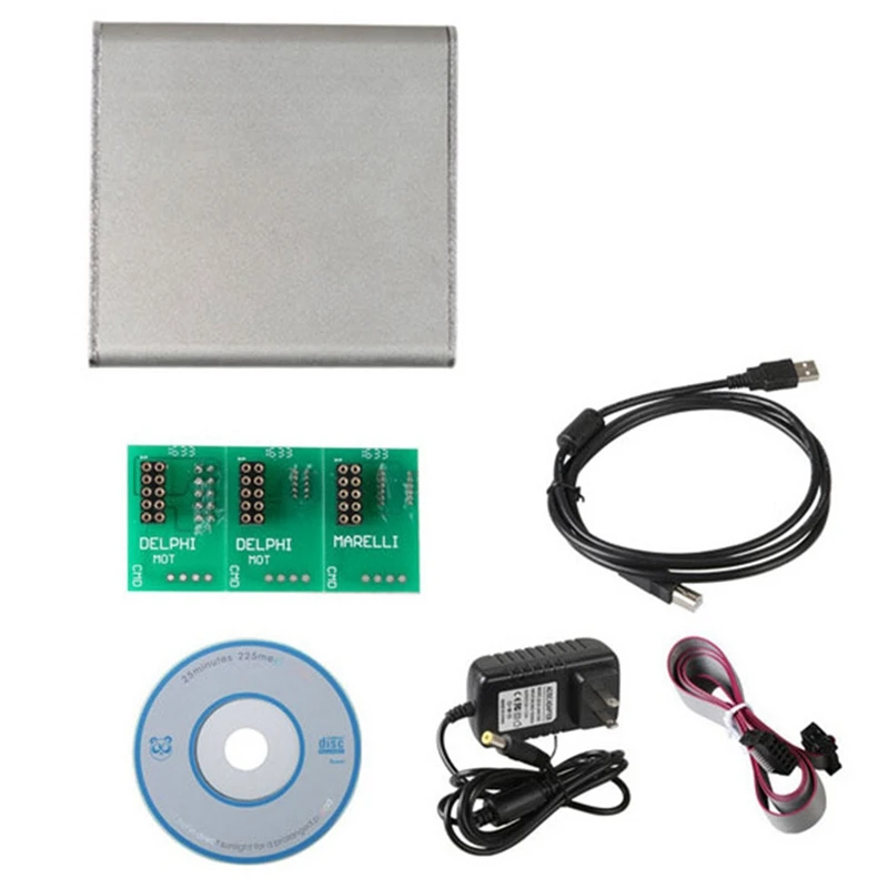 

BDM100 V1255 Programmer Accessory Kit ECU Chip Tuning BDM 100 Code Reader Remapping LED BDM Frame LED 4Pcs Probe Pens US Plug