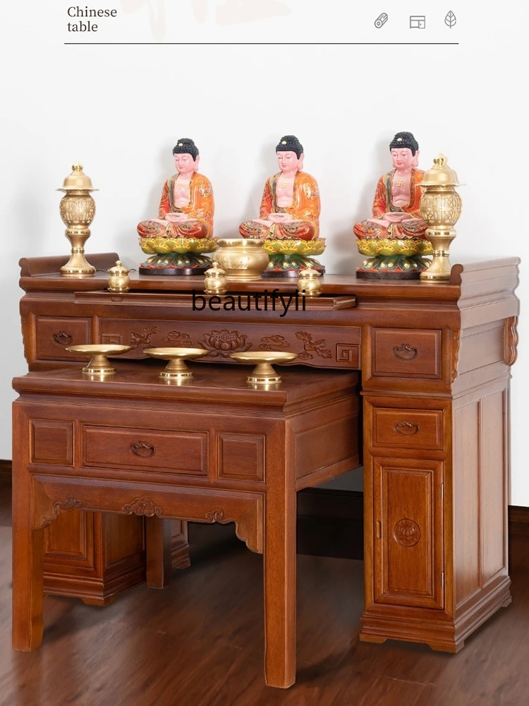 Алтарь домашний храм Будды стол для поклонения бодхисаттвы современный
