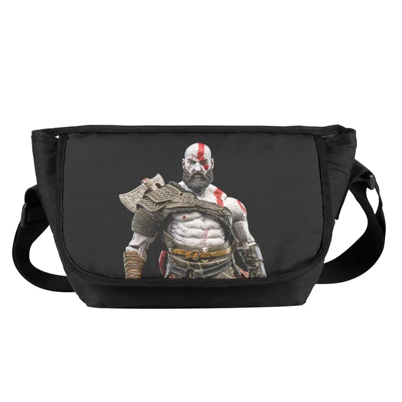 God of War Print Waist Bag Unisex Outdoor Crossbody Bags for Man Chest Belt Bag Travel Mobile Phone Bag Chest Pack Bolsillos