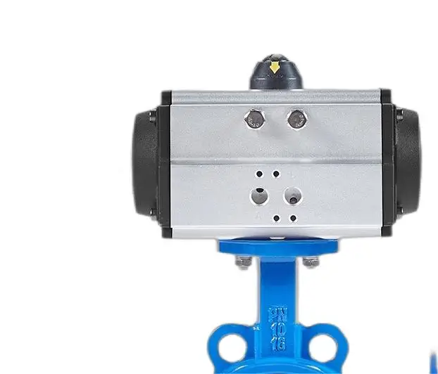 

4-20mA singal control positioner DN50 PPH pneumatic butterfly valve