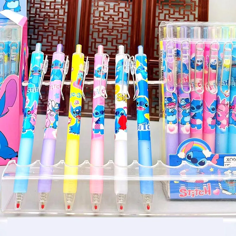 36pcs/ лот Creative Stitch Press Gel Pen Cute Koala 0.5mm Black Ink Signature Pens промоутерские школьные