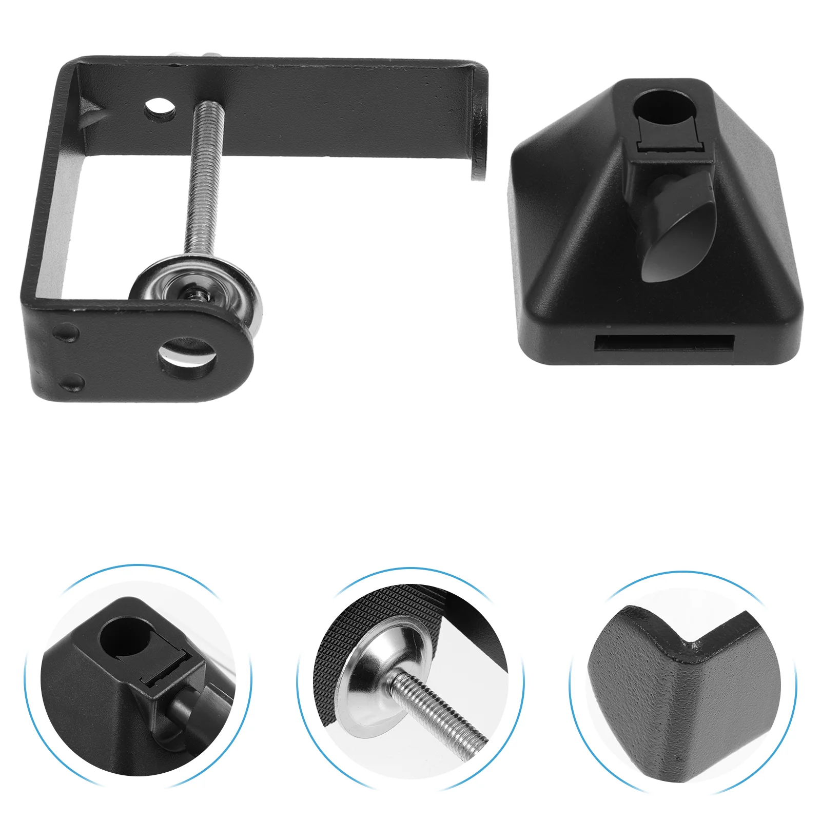 

Microphone Stand Table Clamp Holder Mount Clamps Live Mic Mounting Desktop Deskclipmobile Base Bracket Holders Light Metal