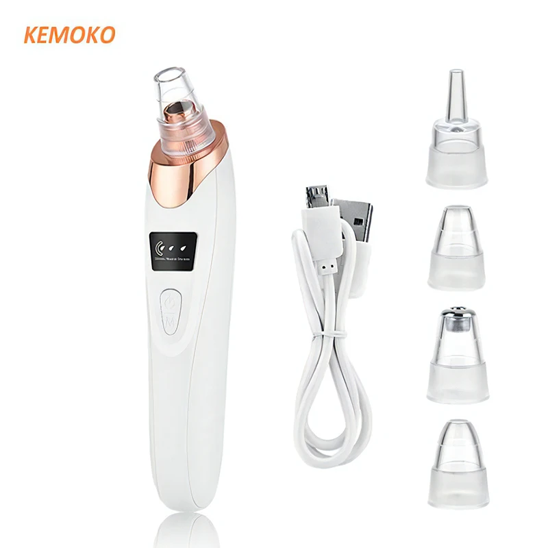 

Electric Suction Blackhead Remover Vacuum Pore Cleaner Facial Cleaning Black Dots Suction Exfoliating Beauty Acne Pimple Remover