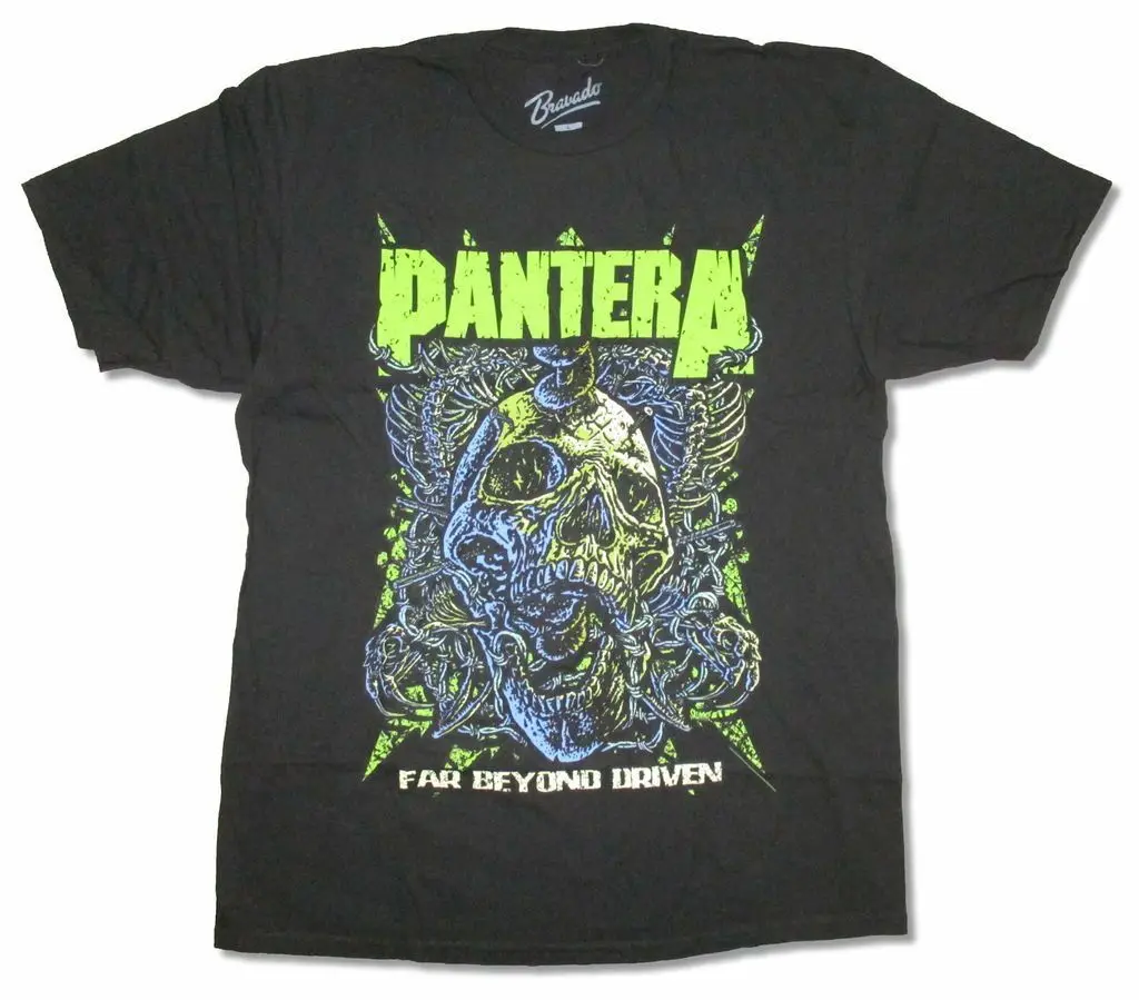 

Pantera Far Beyond Driven Skull Black T Shirt New Dimebag