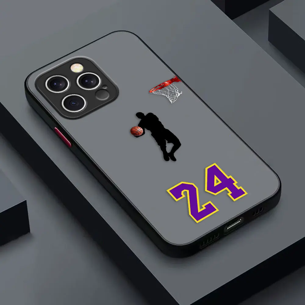 Фото Матовый чехол для телефона с милым мультяшным баскетболистом для iPhone Apple 17 AIR 17E 16E 16 15 14 PLUS 13 12 11 PRO MAX XR №2