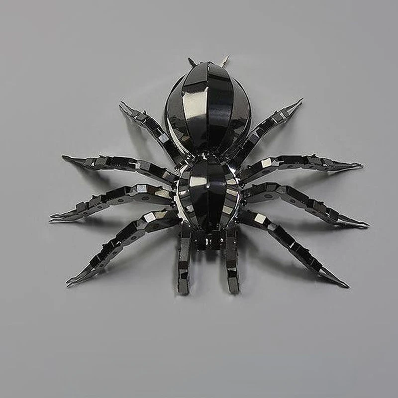 

Металлические мазаические наборы 3D, Волшебный паук из нержавеющей стали, мини-фигурки, миниатюрные украшения, ремесла