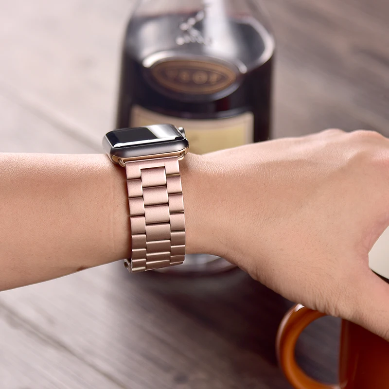 For Apple Watch Small waist Stainless Steel Bracelet Strap Series7 6 5 4 3 2 Band Strap 40mm 44mm 42mm  for iWatch Band 4 3 38mm