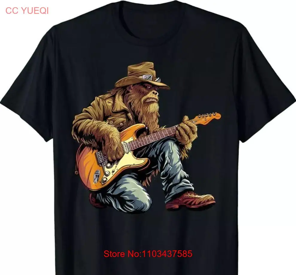 Фото Футболка Bigfoot с изображением электрогитары, унисекс №1