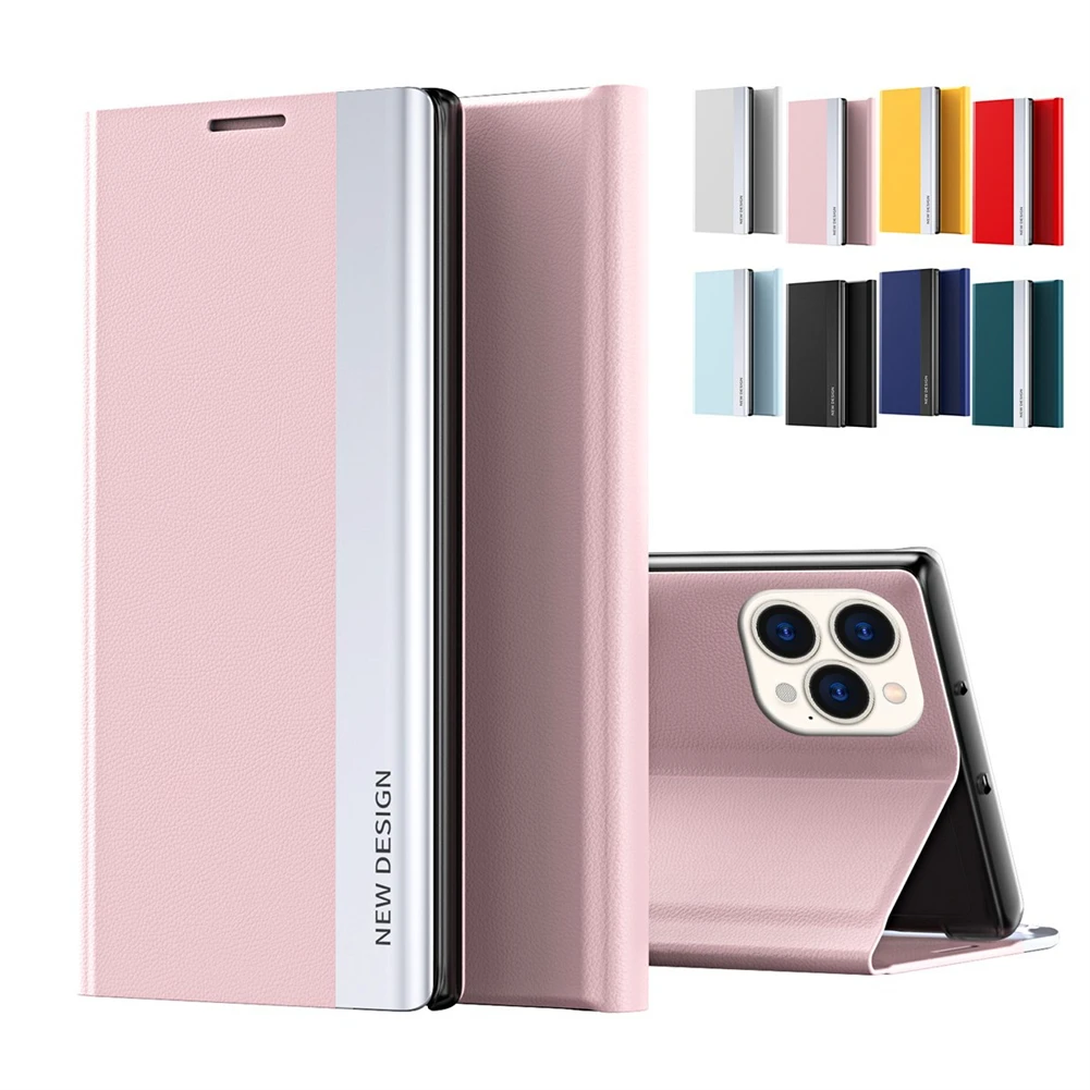 

Чехол-книжка из искусственной кожи с магнитной застежкой для Iphone 13 Pro Max