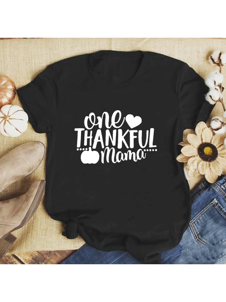 Футболка с надписью «ONE Thank MAMA», на Хэллоуин, тыква, День благодарения, подарок для мамы, графический слоган, модная повседневная футболка Tumblr Grunge Футболка с надписью «ONE Thank MAMA», на Хэллоуин, тыква, День благодарения, подарок для мамы, графический слоган, модная повседневная футболка Tumblr Grunge