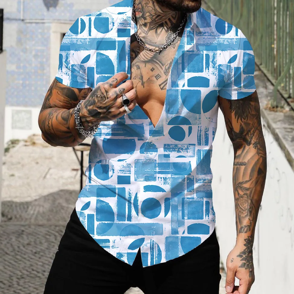 

Men Hawaii Shirts Camisa Masculina Gulf Chemise Homme Shirts for Men Ropa Hombre Men Shirts Chemises Camisas Para Hombre 3D