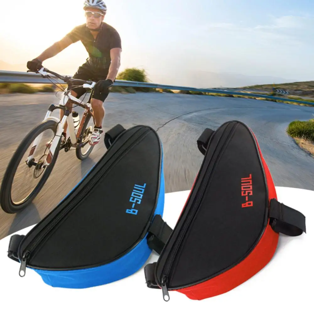 

Front Beam Bag 1.5l Large Capacity Seven Colors Riding Bag Three-point Fixing Stability Triangle Bag Riding Front Bag Bike Bag