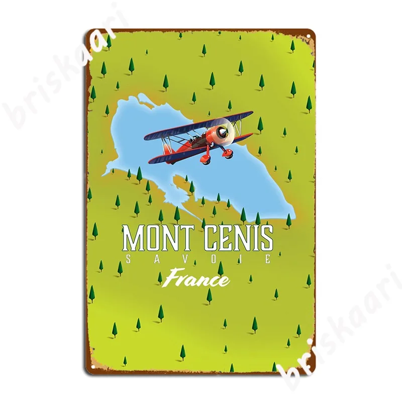 Металлический Настенный ретро-постер Mont Cenis Савойя Франция